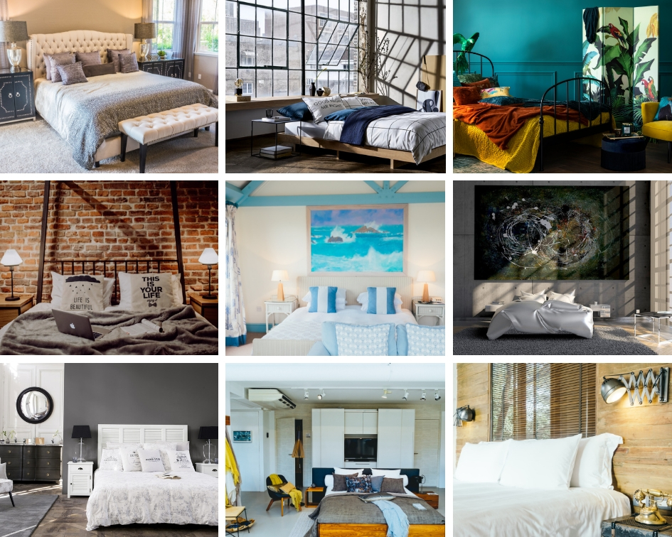 Immagini di camere da letto nei diversi stili di arredamento casa