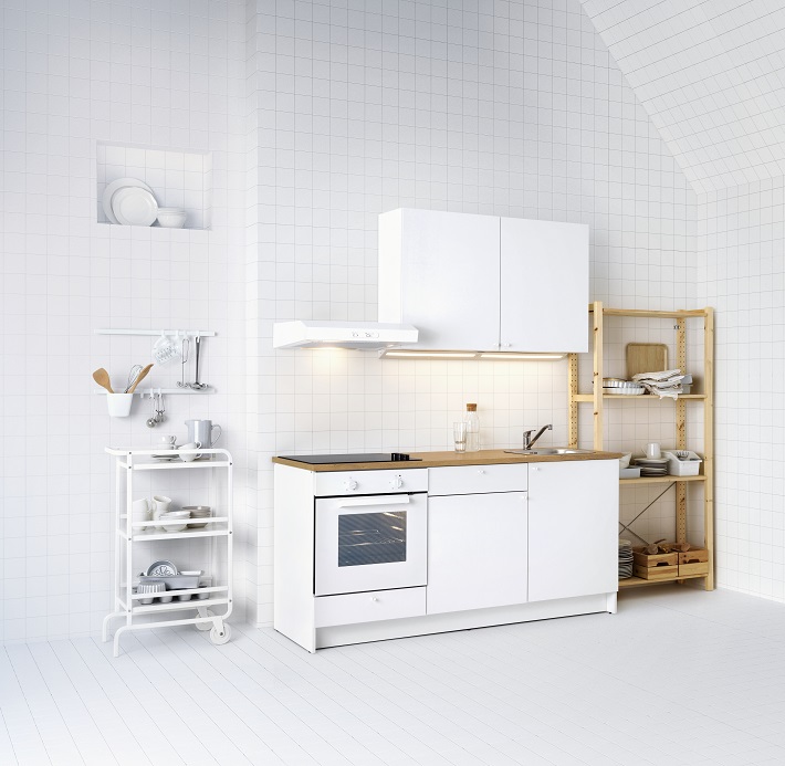 cucina micro laccata bianco opaco