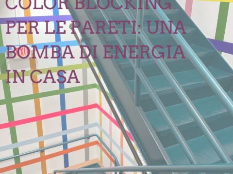 color blocking pareti