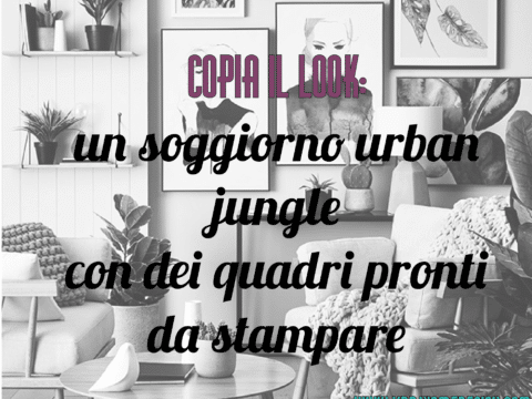 soggiorno urban jungle