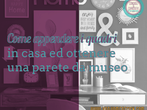 come appendere i quadri