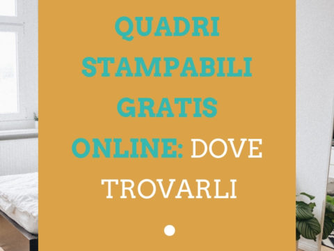 quadri stampabili gratis online