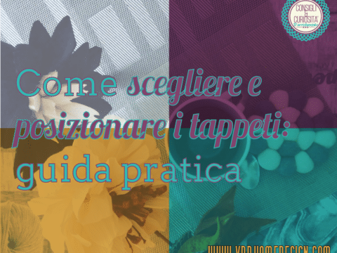 cegliere e posizionare i tappeti