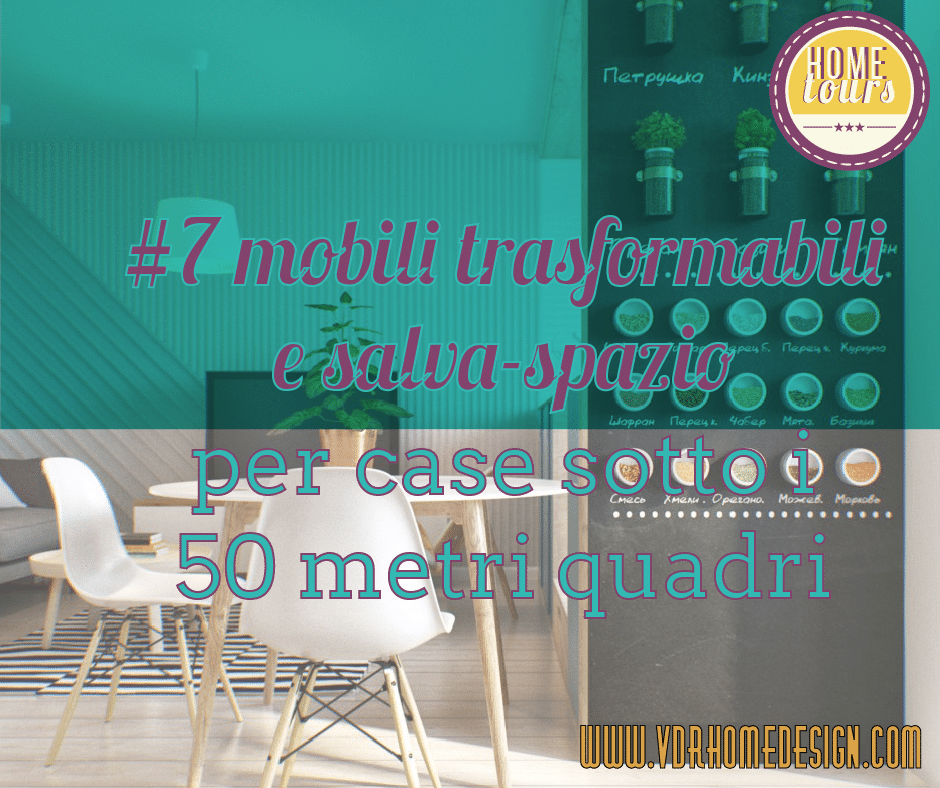 mobili trasformabili e salva-spazio