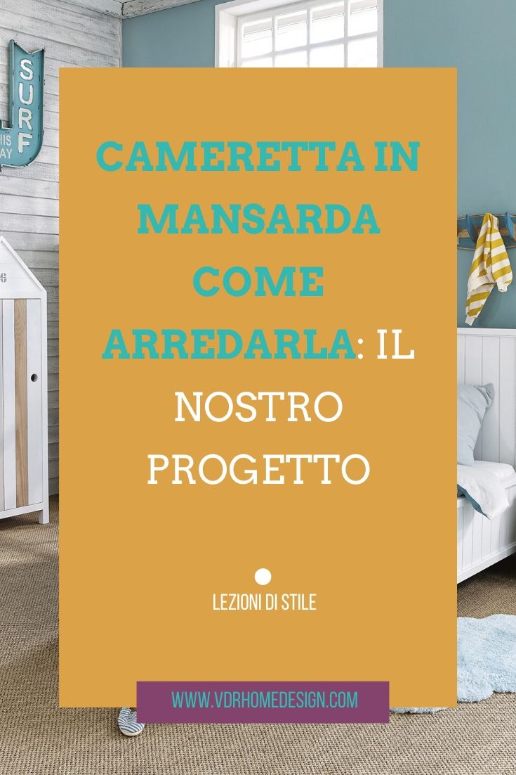 cameretta in mansarda come arredarla copertina