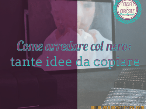 come arredare col nero