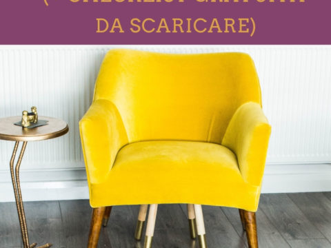 dove cominciare per arredare casa