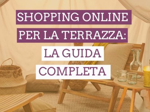 shopping online per la terrazza