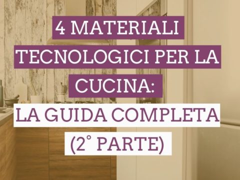 materiali tecnologici per la cucina