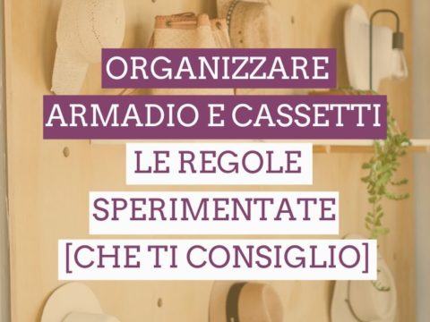 organizzare armadi e cassetti copertina
