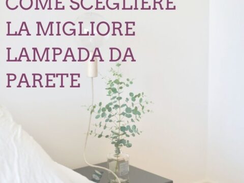 scegliere lampada da parete