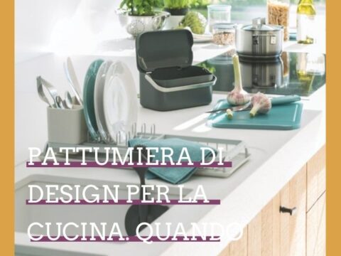 pattumiera design per cucin