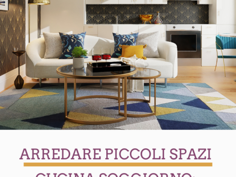 arredare piccoli spazi cucina soggiorno