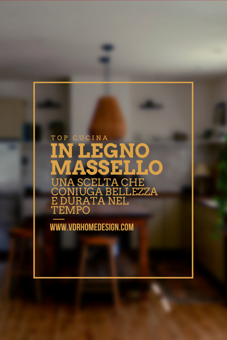 top cucina in legno