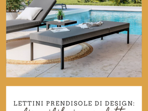 Lettini prendisole di design