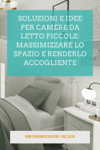 camera da letto piccola moderna con letto contenitore