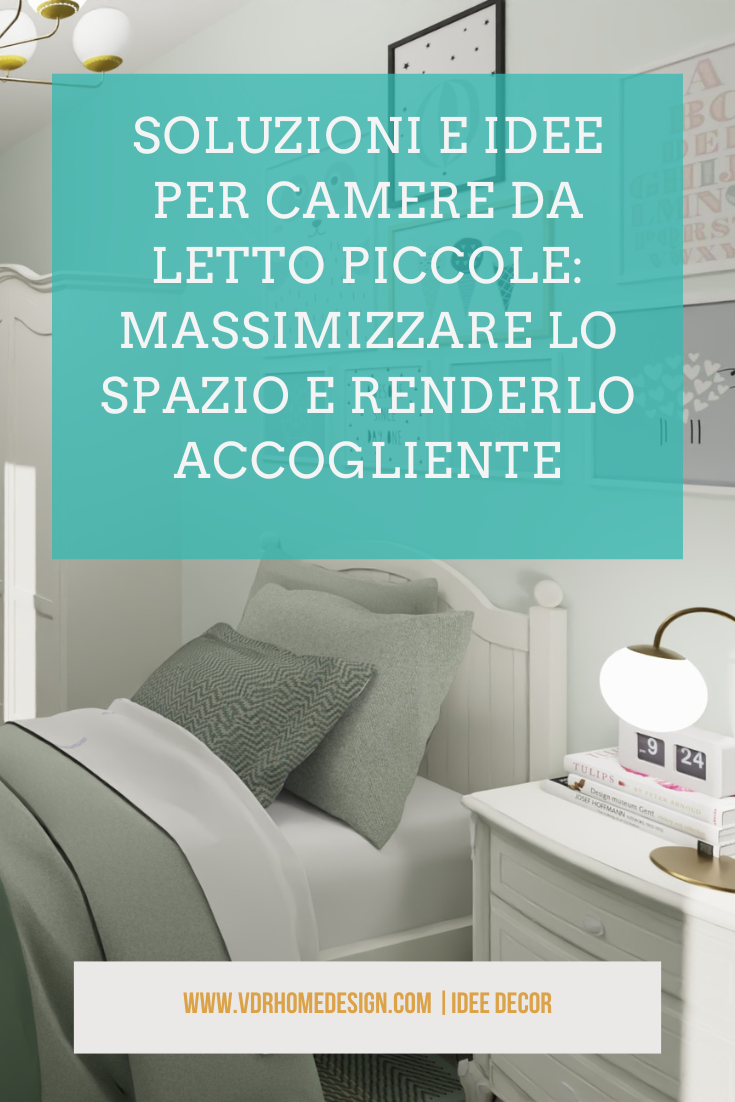 camera da letto piccola moderna con letto contenitore